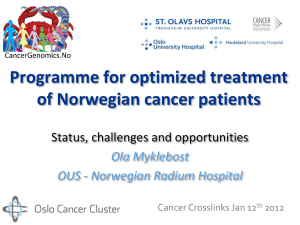 Cancer Partners - Research at Oslo University Hospital
