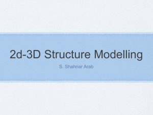 2D & 3D Structure Modelling
