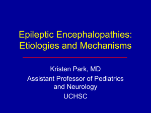 Dr. Kristen Park on Epileptic Encephalopathies