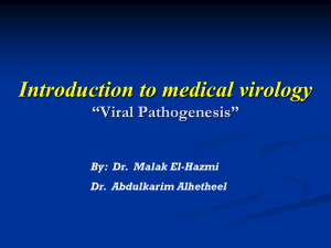 08 Pathogenesis of Viral Infection AK