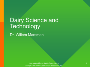 Dairy Science and Technology