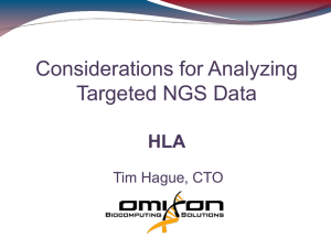 Considerations for Analyzing Targeted NGS Data – HLA