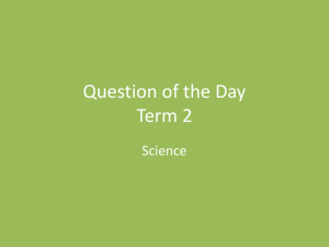 Question of the Day Term 2