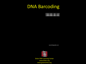 DNA Barcoding - West High School