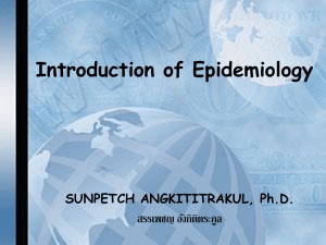 Intro to Epidem-