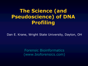 WritersPADNA - Forensic Bioinformatics