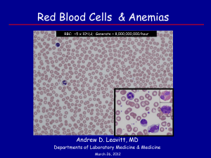 Anemias Presentation
