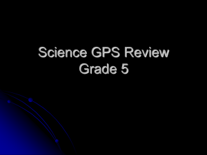 Science GPS Review Grade 5
