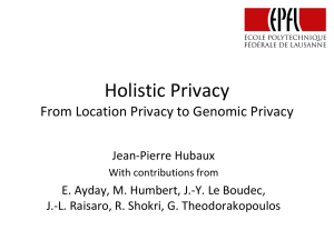 Location Privacy - LCA