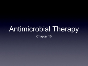 10 Antimicrobial Therapy