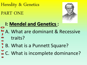 Chapter 5 Heredity & Genetics