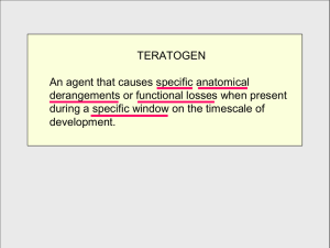teratogenic agents