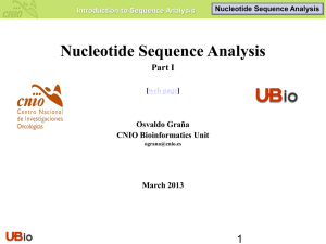 Nucleotide sequence analysis