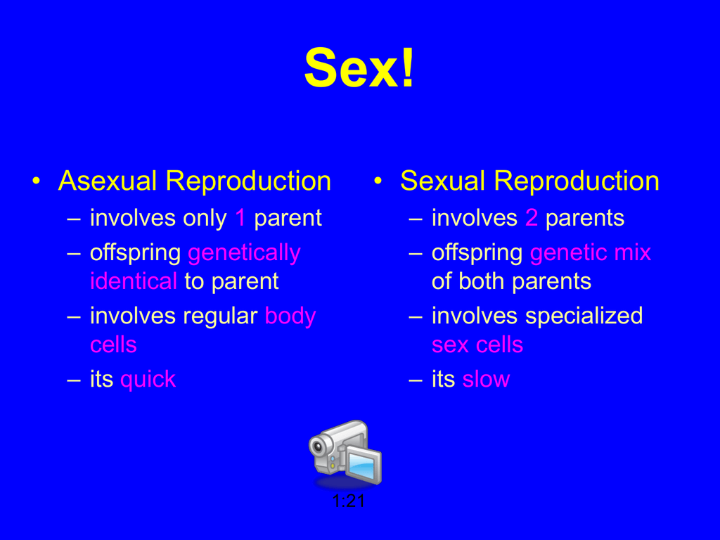 Asexual And Sexual Reproduction