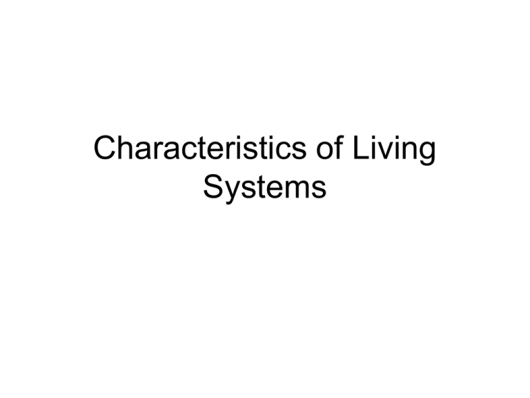 characteristics-of-living-systems