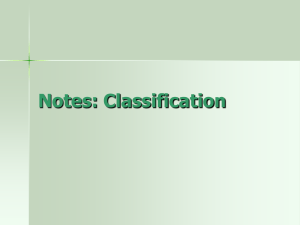Packet 12: Classification