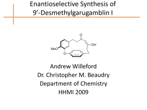Enantioselective Synthesis of 9*