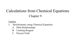 Stoichiometry