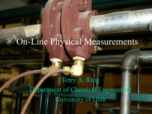 On-Line Physical Measurements-1