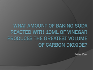 What Ratio of Vinegar and Baking Soda Produces the Highest