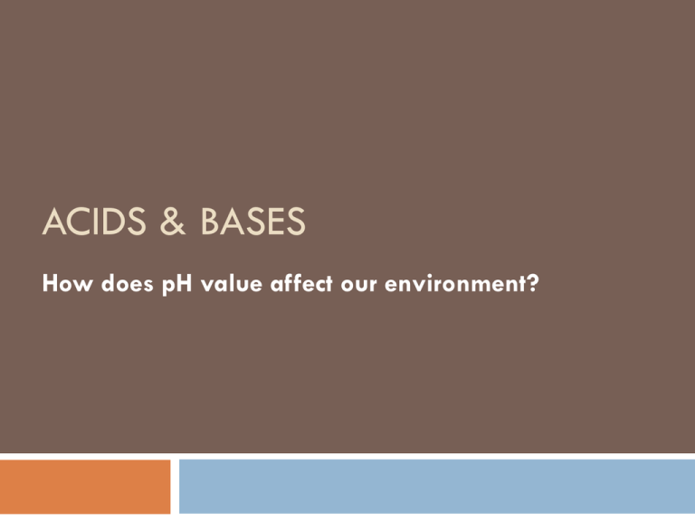 Acids Bases