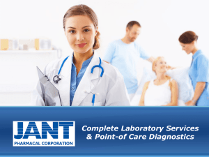 Jant Pharmacal Laboratory Products and Consultation