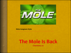 PPT The MOLE is Back