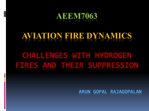 hydrogen fire hypothesis - Department of Aerospace Engineering