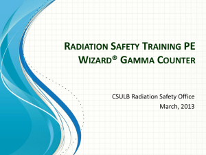 Gamma Counter Training PowerPoint