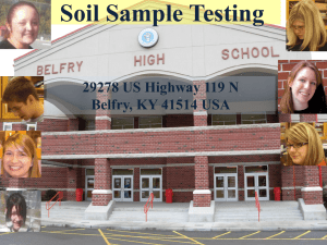 Soil Sample Testing