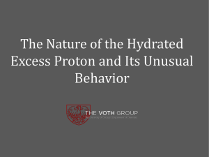 the hydrated excess proton does not exist as the