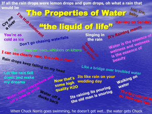 Ch. 3 PPT - Properties of Water