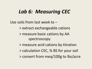 Lab 6: Measuring CEC