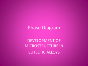 Development of Microstructure in Eutectic Alloys