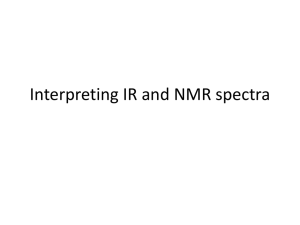 Interpreting IR and NMR spectra - CSC-year-12