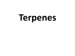 Terpenes General Structure