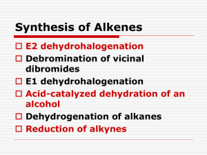Alkene - Synthesis