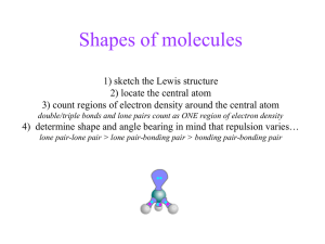 Shapes of molecules - chemicalminds