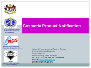 ASEAN Cosmetic Directive