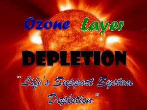 Ozone Layer Depletion (Part 1)