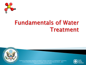 Fundamentals of Water Treatment