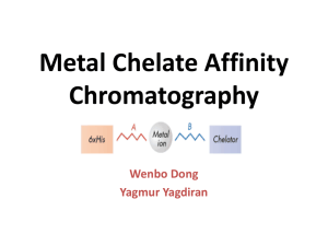 Metal chelate chrom