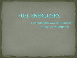 FUEL ENERGIZERS (An authentic way of