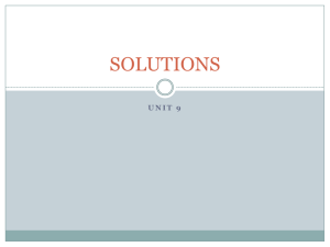Unit 9 - Solutions