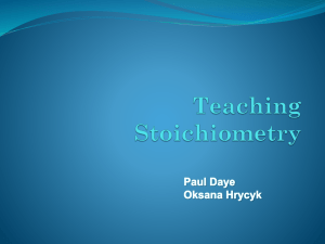 Stoichiometry Presentation (1)