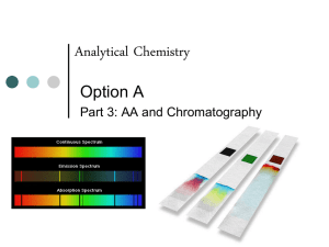 AA and Chromatography