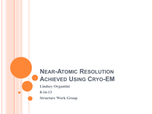 Near Atomic Resolution Achieved Using Cryo-EM