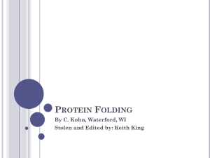 Protein Folding and The Impact of Mutations