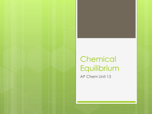 Chemical Equilibrium