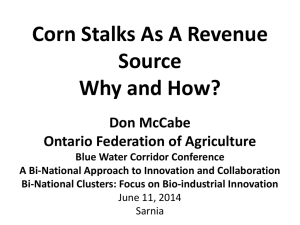 5 – McCabe 2014 Corn Stalks As A Revenue Source
